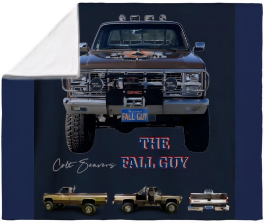 Fall Guy Fleece Throw Blanket